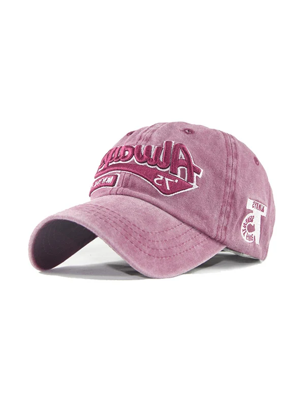 Vintage Wash Embroidery Baseball Cap - Image 8