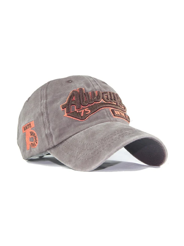 Vintage Wash Embroidery Baseball Cap - Image 9