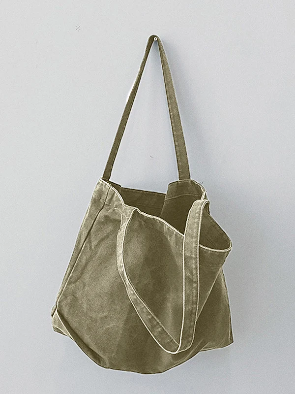 Vintage Wash Large Tote Bag - Image 11