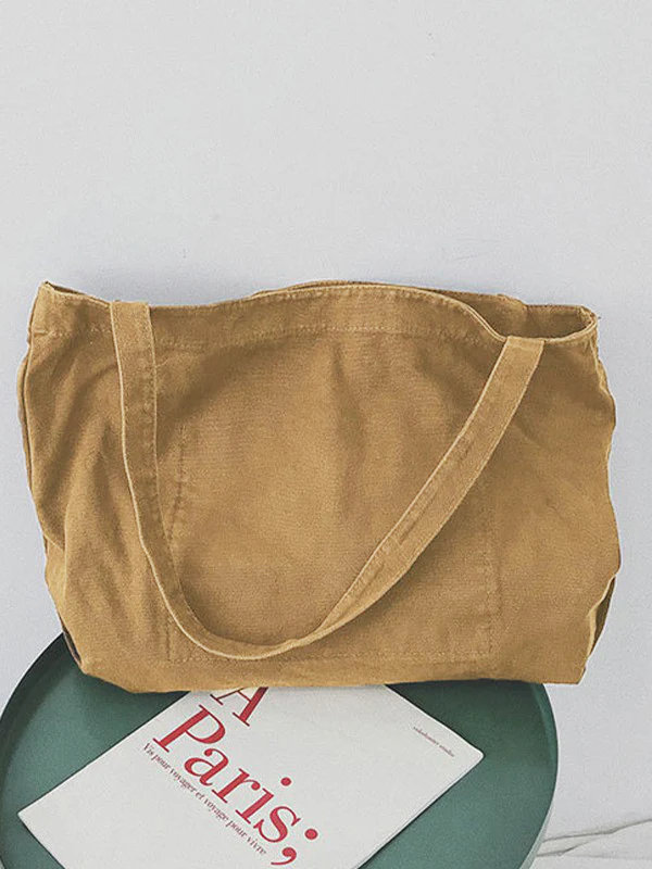 Vintage Wash Large Tote Bag - Image 23
