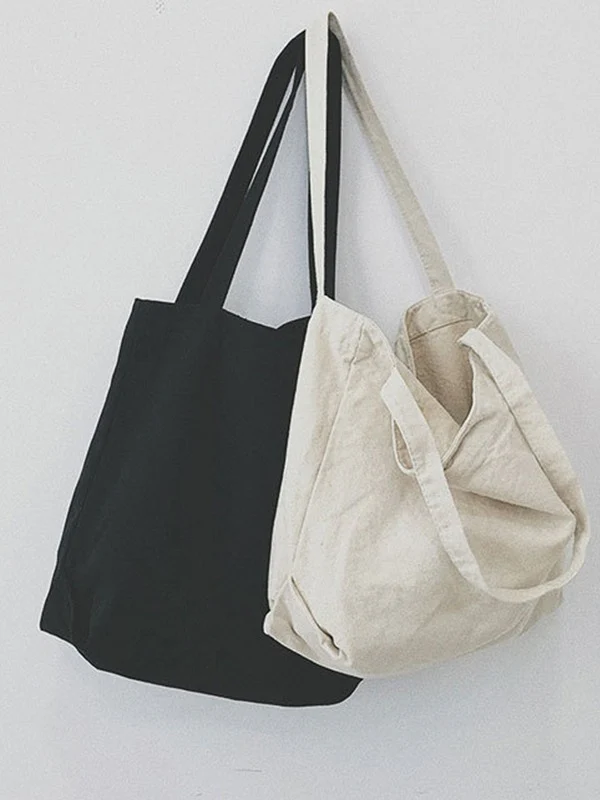 Vintage Wash Large Tote Bag - Image 3