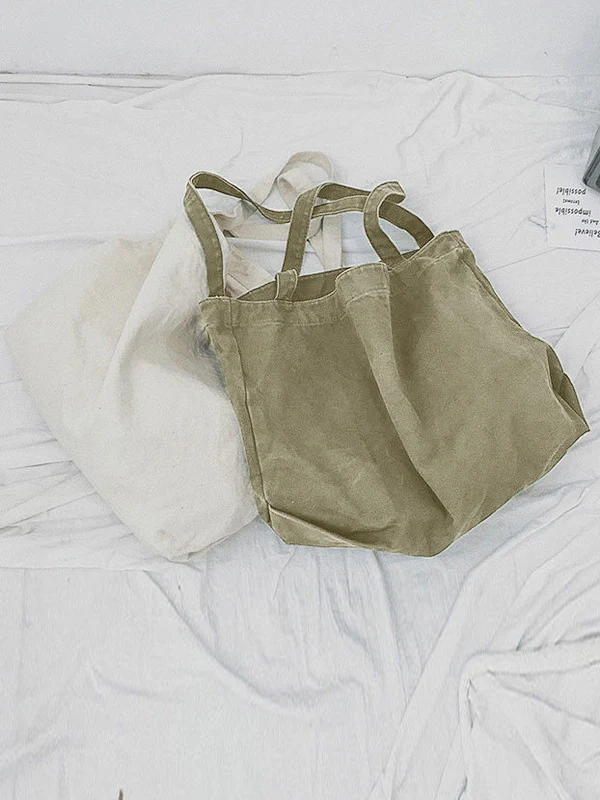 Vintage Wash Large Tote Bag - Image 4