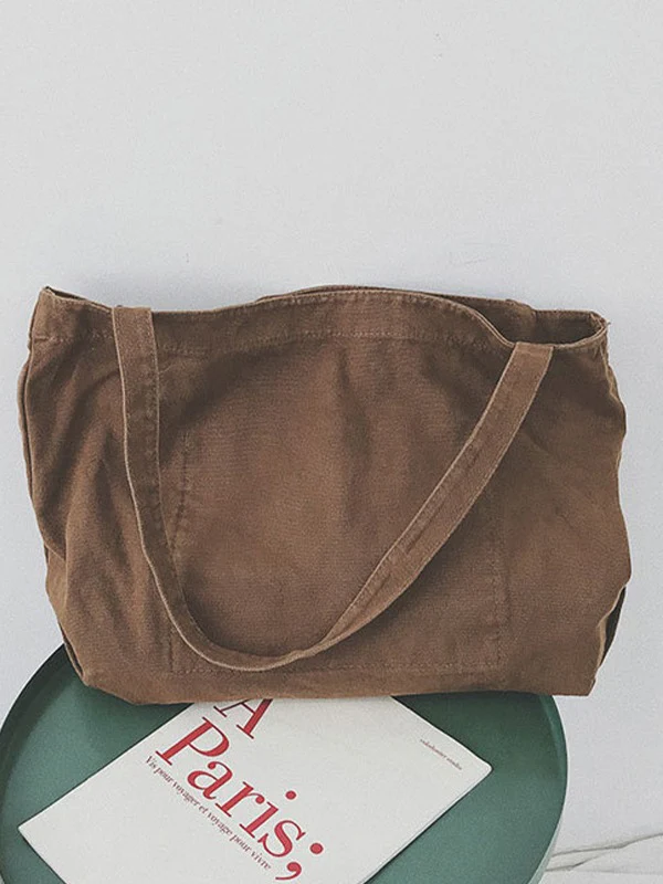 Vintage Wash Large Tote Bag - Image 8