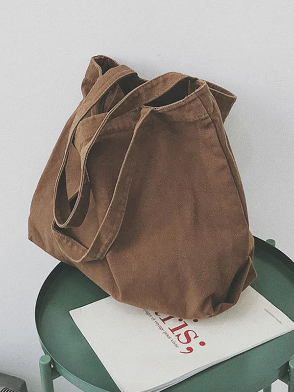 Vintage Wash Large Tote Bag - Image 9