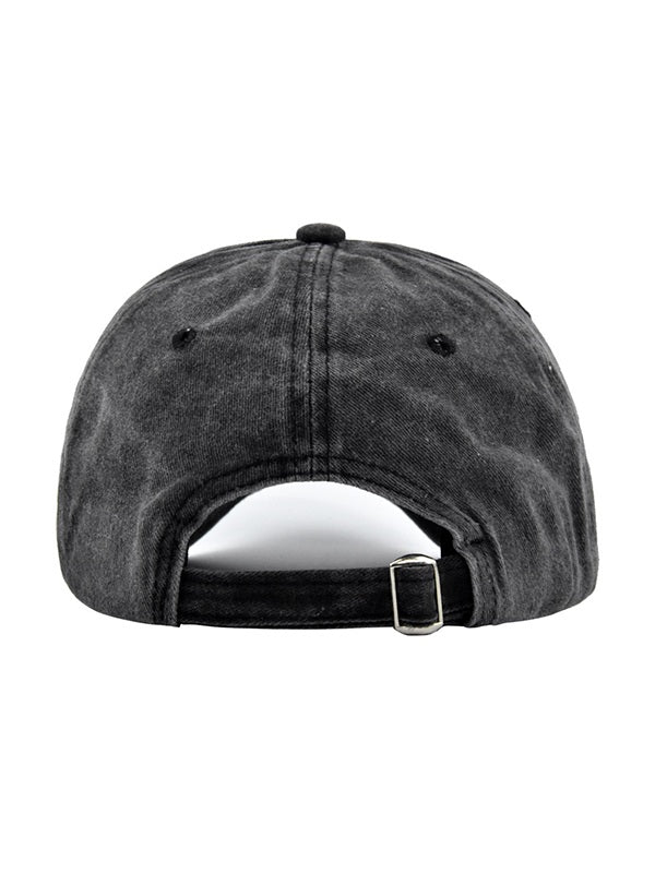 Vintage Wash Letter Embroidery Baseball Cap - Image 10