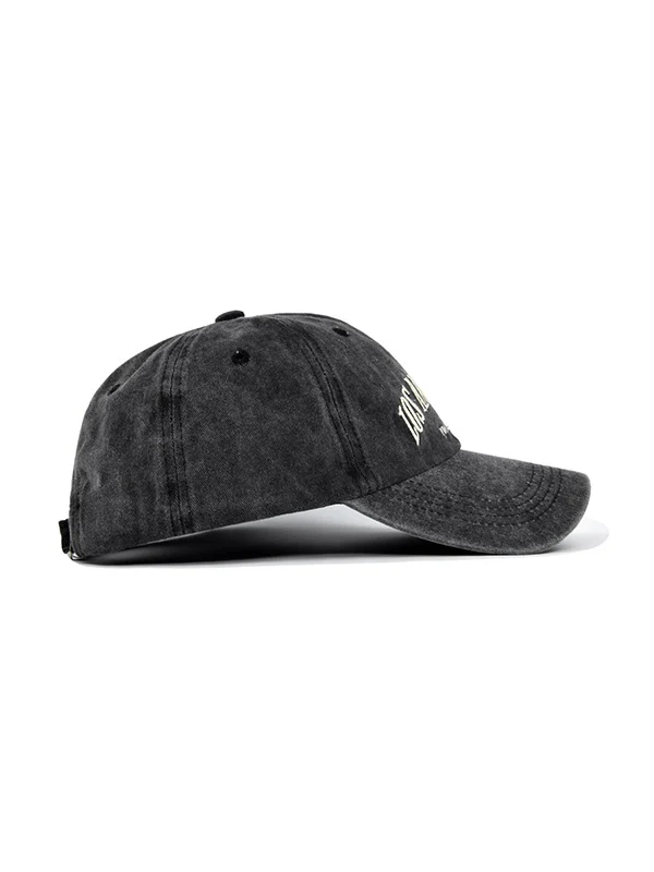 Vintage Wash Letter Embroidery Baseball Cap - Image 11