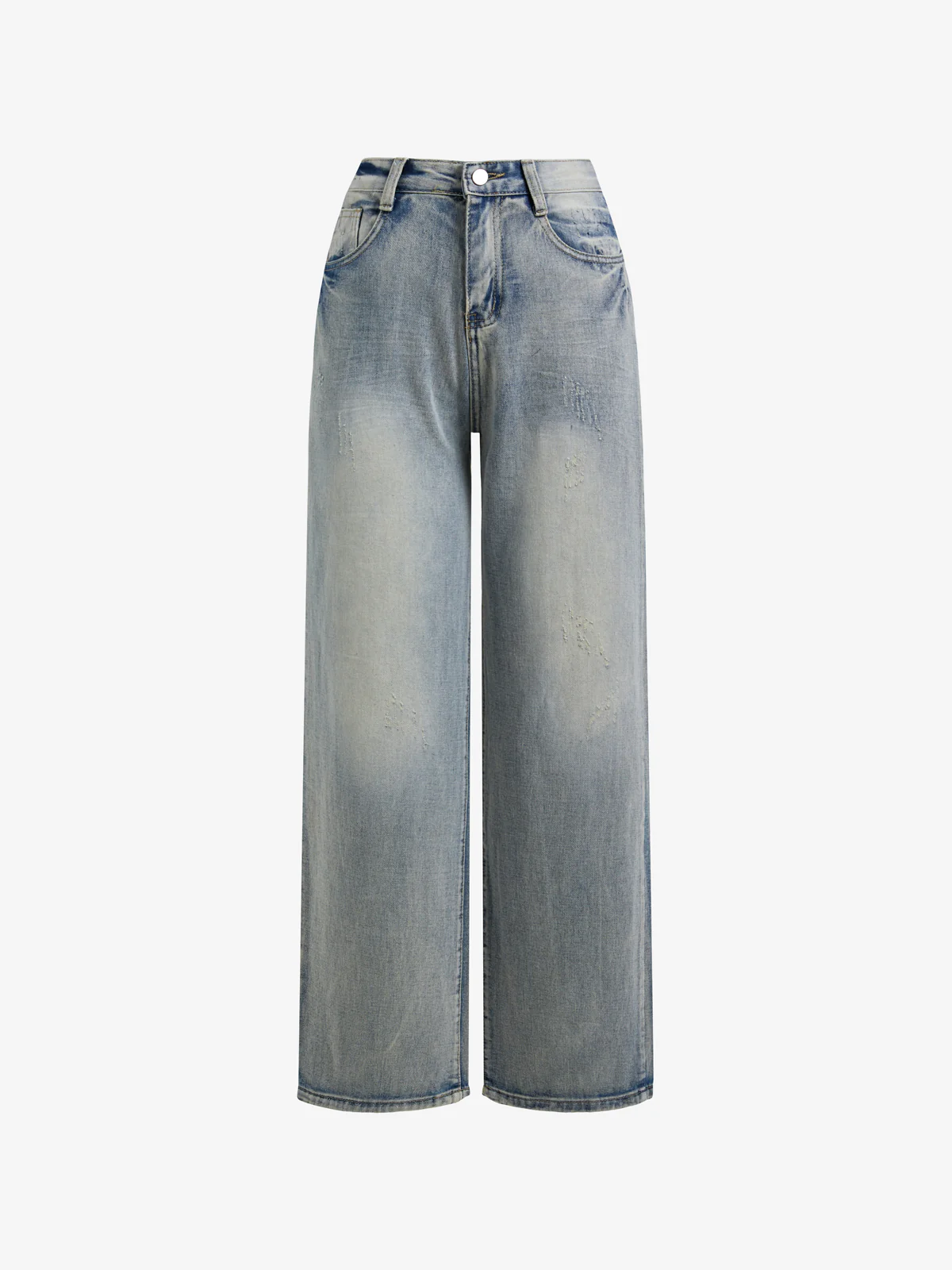 Vintage Washed Mopping Loose Boyfriend Jeans