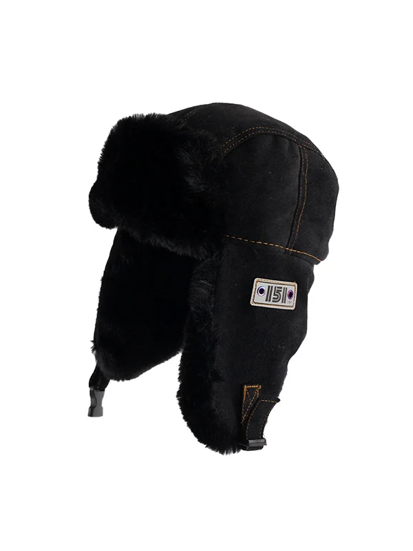 Warm Fleece Lined Buckle Trapper Hat - Image 6