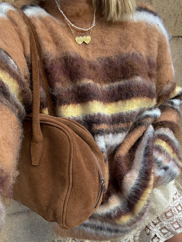 Warm-Toned Colour Clash Sweaters - Image 4