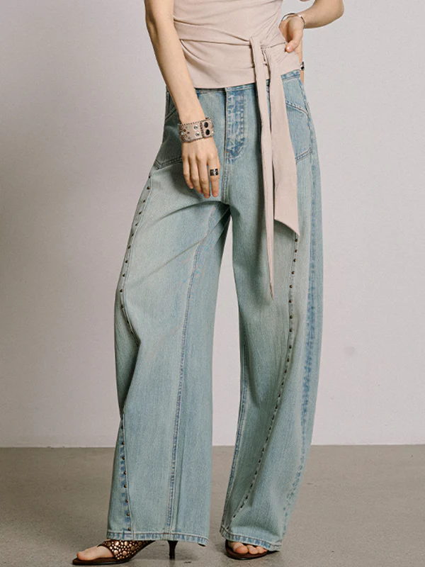 Washed Design Boyfriend Jeans - Image 3
