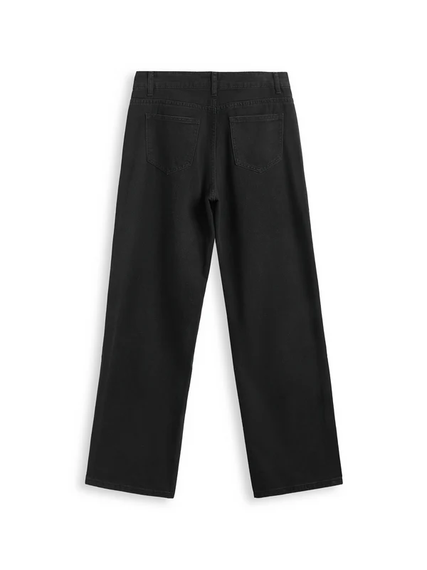 Washed Heart Pattern Cargo Jeans - Image 23