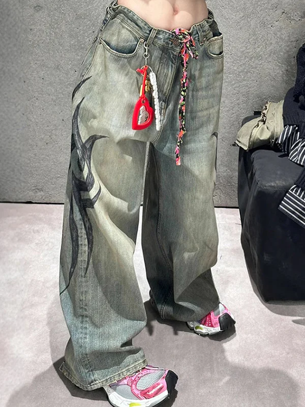 washed-out print Boyfriend Jeans - Image 3