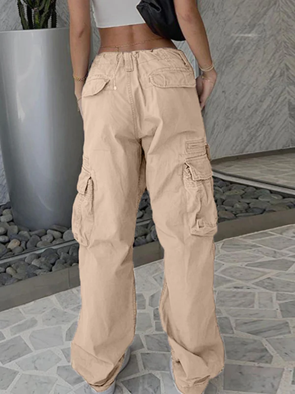 Washed Vintage Baggy Cargo Jeans - Image 13
