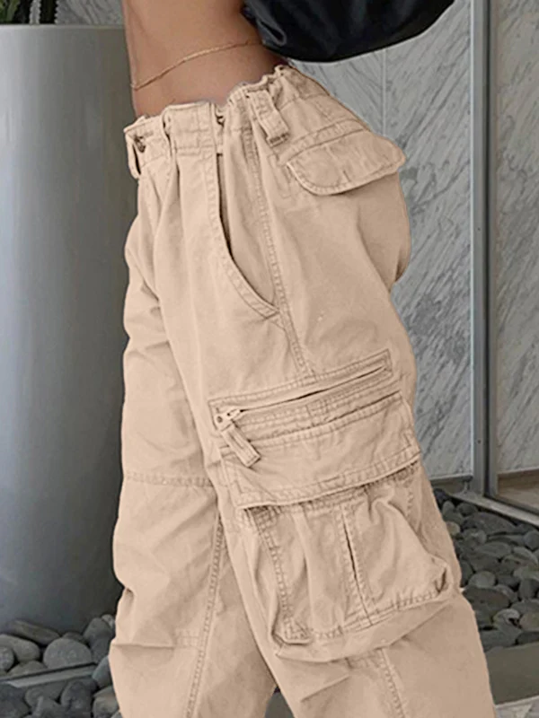 Washed Vintage Baggy Cargo Jeans - Image 15