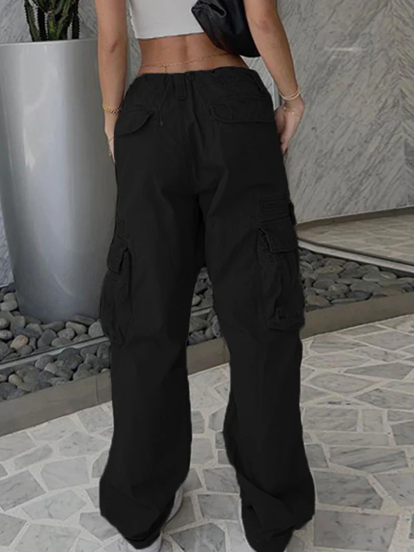 Washed Vintage Baggy Cargo Jeans - Image 17