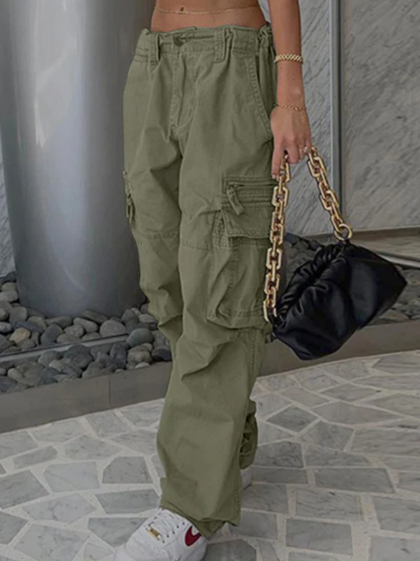 Washed Vintage Baggy Cargo Jeans - Image 21