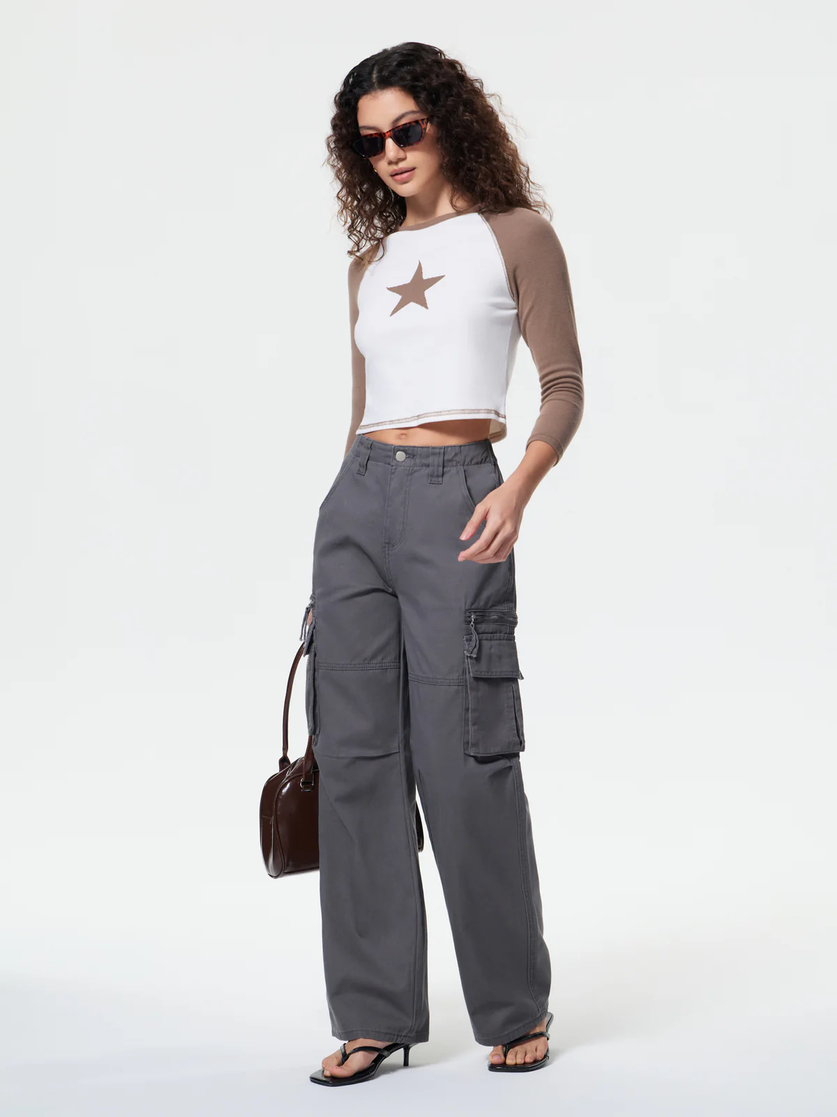 Washed Vintage Baggy Cargo Jeans - Image 4