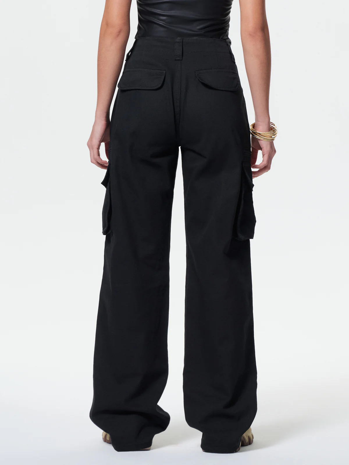 Washed Vintage Baggy Cargo Jeans - Image 46