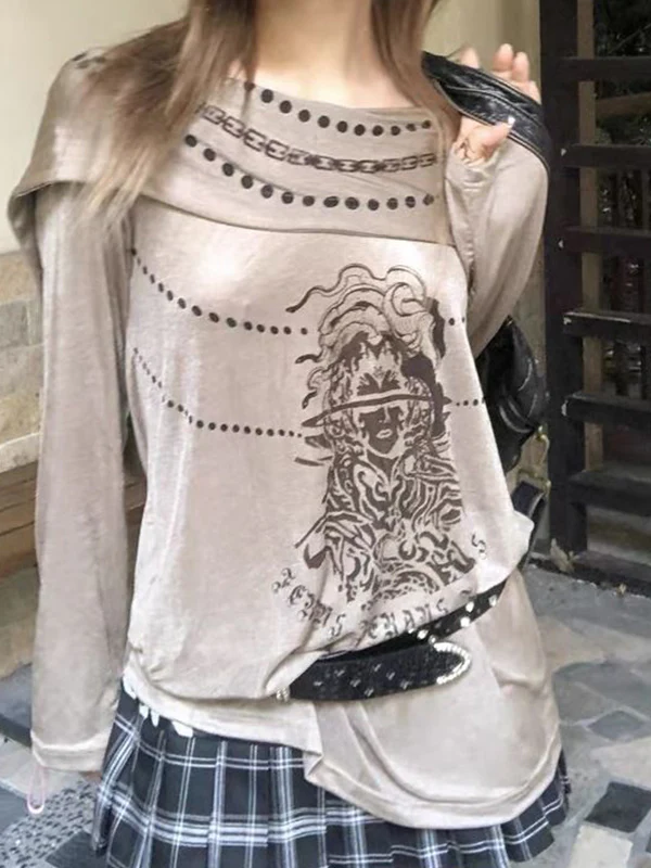 Wasteland Knit Print Long Sleeve - Image 4