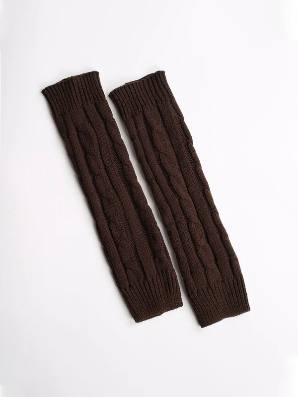 Winter Warm Cable Knit Leg Warmer - Image 9