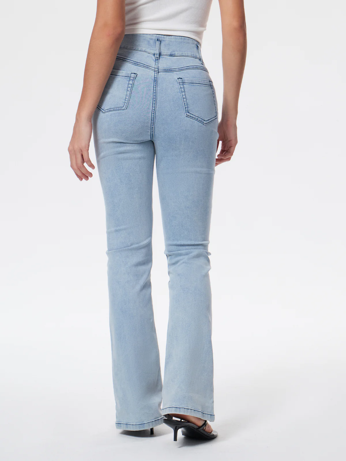 Women's Pearl Vintage Washed Jeans Bootcut Pearl - Image 2