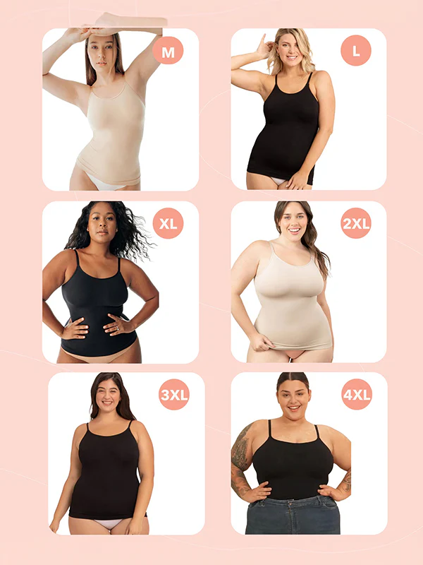 Womens Scoop Neck Cami Body Shaper - Image 6