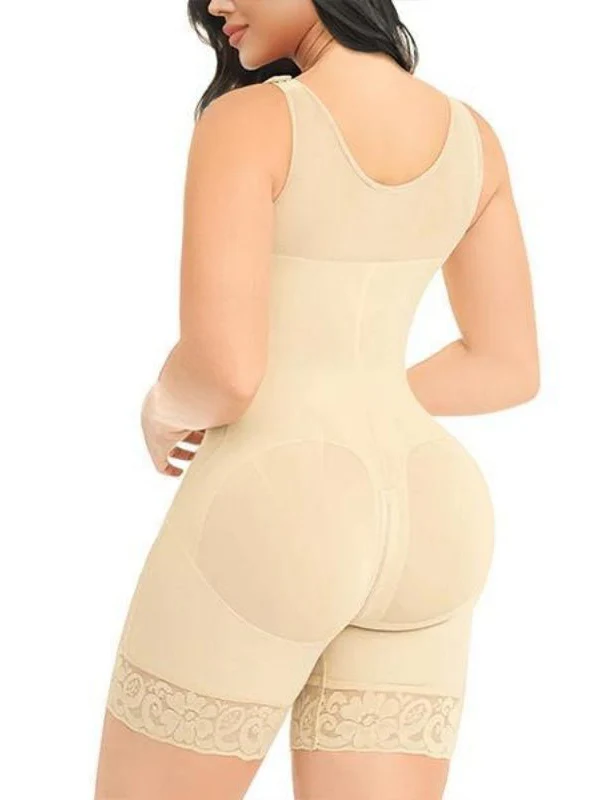 Women's built-in bra shapewear with zipper crotch - Image 13