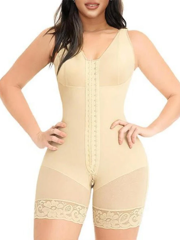 Women's built-in bra shapewear with zipper crotch - Image 14