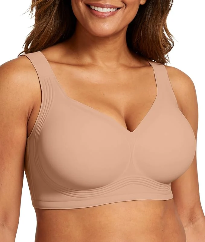 Womens Wireless Jelly Comfort Bra Full Supportive - Image 12