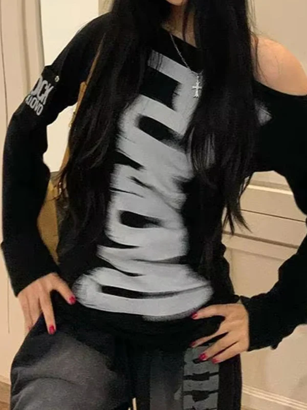 Y2K American Street Style Long Sleeve - Image 5