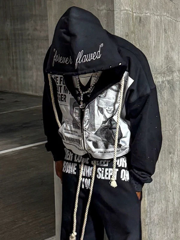 Y2K American Street Style Sweatshirts - Image 2