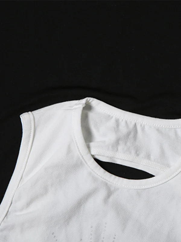 Y2K Spice Girls Music Festival Small Diamond Letter Print Cropped Tank Top - Image 8